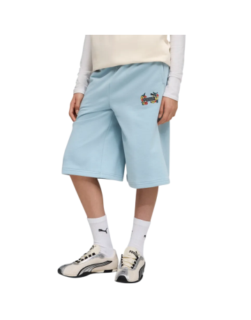 Puma MID90s Relaxed Long Shorts TR G "Seafoam"