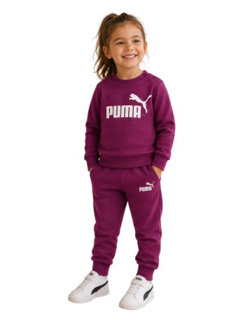 Puma MINICATS ESS Crew Set FL INF "Fuchsia Glow"