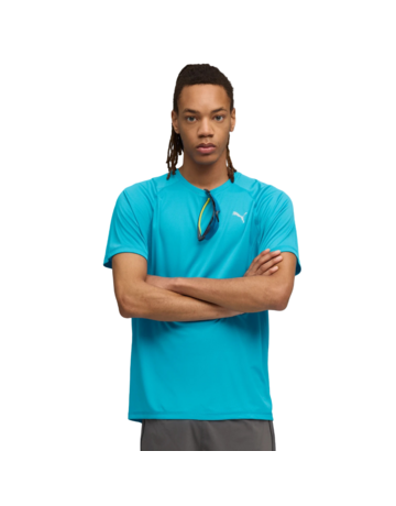 PUMA RUN VELOCITY TEE (POLY) "Speed Blue"