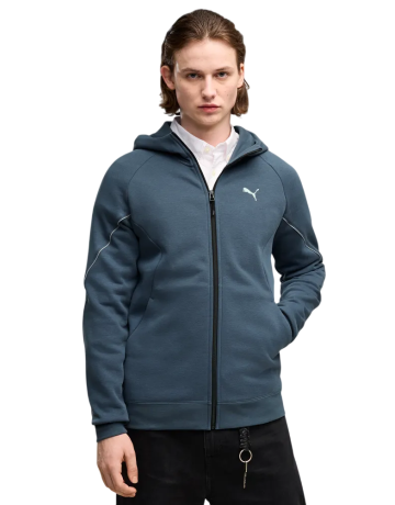 PUMA SPORT Graphic Holiday Full-Zip Hoodie FL "Evening Blue"