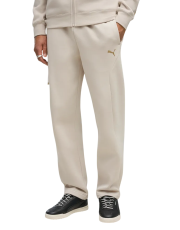 PUMA SPORT Graphic Holiday Sweatpants FL cl "Silver Fog"