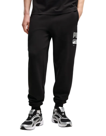 PUMA SPORT Logo Play Sweatpants FL cl "Black"