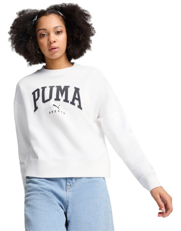 Puma SQUAD Crew FL "Weiß"