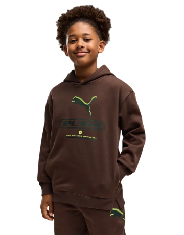 PUMA STREET Relaxed Hoodie FL B "Chocolate Fondue"