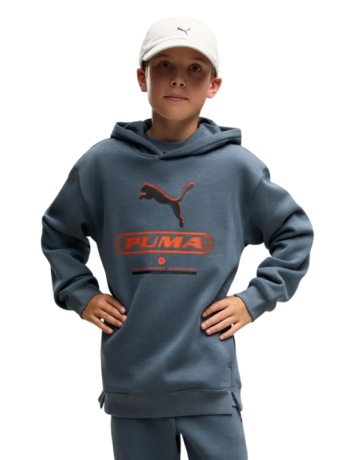 PUMA STREET Relaxed Hoodie FL B "Evening Blue"