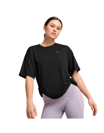 Puma STUDIO TWIST TEE - Schwarz REG