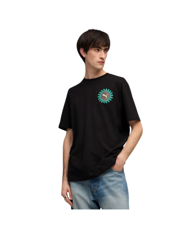 Puma SUNSET DRIVE Relaxed Tee "Black"