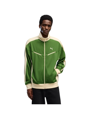 Puma T7 Relaxed Retro Track Jacket "Earthy Green"