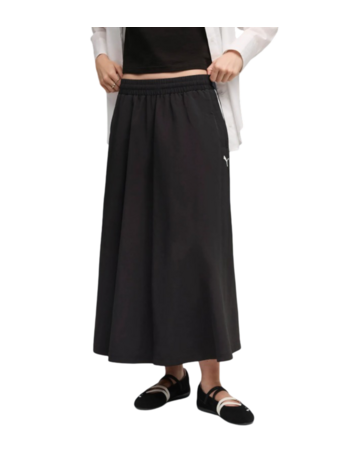 Puma T7 Woven Midi Skirt "Black"
