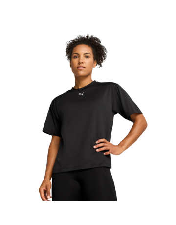 PUMA TAD ESSENTIAL RELAXED TEE "Black"
