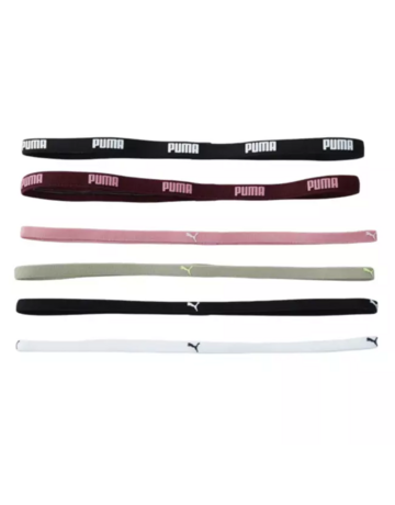 Puma TR ESS Hairbands "Ruby Shimmer-Poised Pink-Lux Army-Black-White"