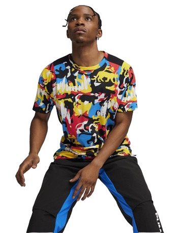 Puma Gewinner Kreis Tee "Multicolor"