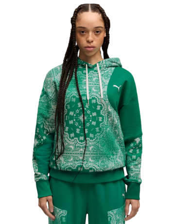 Puma Wms Basketball Shooting Stars Hoodie "Wild Green"