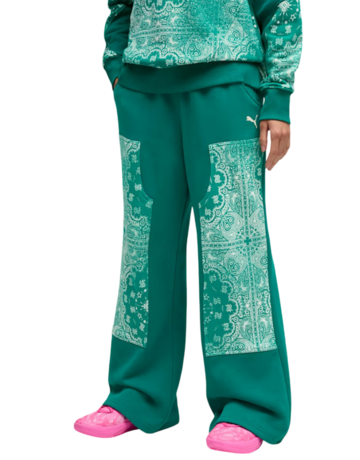 Puma Wms Basketball Shooting Stars Sweatpants "Wild Green"