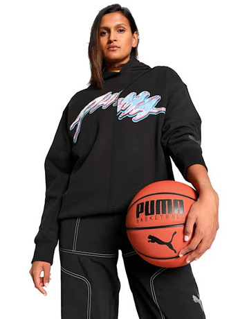 In den Einkaufswagen Puma Frauen Basketaball Kirsche auf Top-Grafik überdimensional Hoodie "Schwarz" Puma Frauen Basketaball Kirsche auf Top-Grafik überdimensional Hoodie "Schwarz"