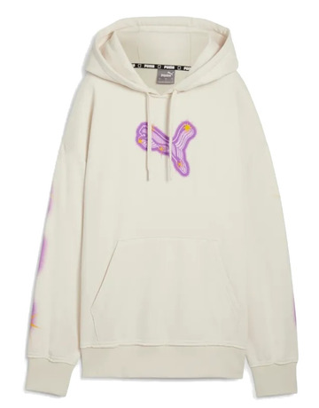 Puma Frauen Basketball Art-Hitect Sparkle OS Hoodie "Alpine Snow"