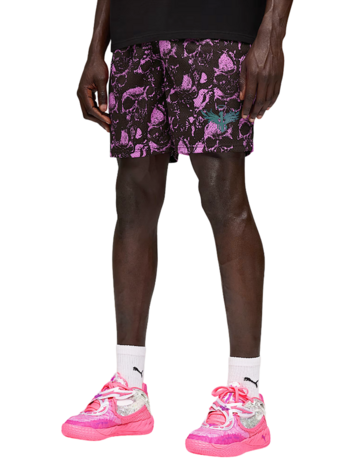 Puma x LaMelo World Tour-nament AOP 7" Short "Pure Magenta-AOP"