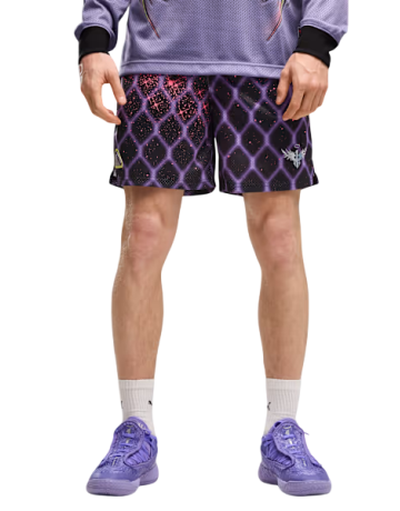 Puma x Melo Asteriks Printed Mesh 7" Basketball Shorts Men "Lavender Alert"