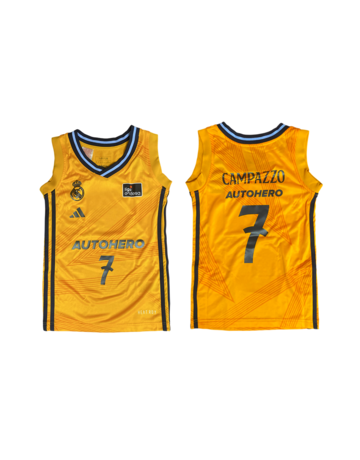 R. Madrid Camiseta ACB Basket Niñ@ 2ª Equip 24/25 # 7 CAMPAZZO #
