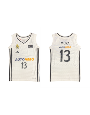 Real Madrid Camiseta Basket Niñ@ 1a Equip 24/25 # 13 MUSA #