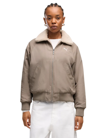 Reversible Blouson High Loft Lining Jacket W "Mouse Gray"