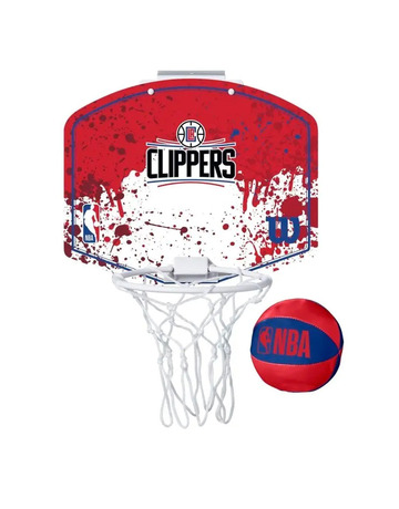 In den Einkaufswagen Minicanasta Wilson Team Mini Hoop NBA Los Ángeles CLIPPERS Minicanasta Wilson Team Mini Hoop NBA Los Ángeles CLIPPERS