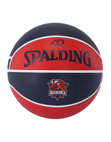 Spalding 2025 Euroliga Baskonia Basketball Team Ball Rubber Indoor/Outdoor SZ.7