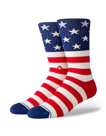 Stance Casual Americana Die Vierten Staple Crew Socken