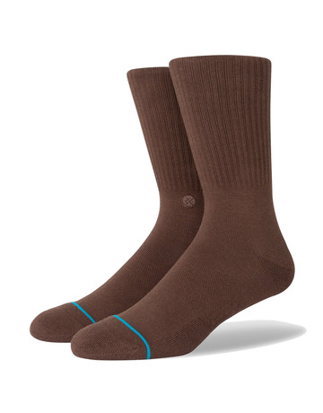 Stance Casual Icon Classic Crew Socken "Brown"