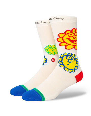 Stance Casual Keiht Haring Happy Fields Crew Sock