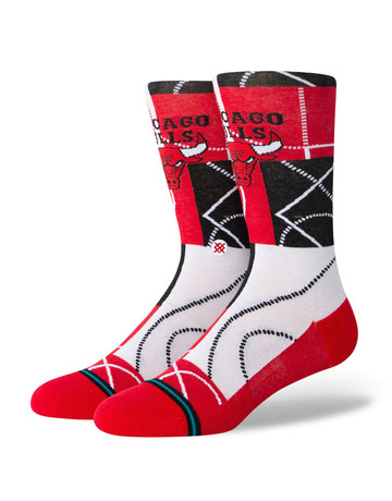 Stance Casual NBA Zone CHI Crew Socken