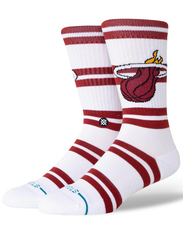 Stance Casual Prep Miami Heat Crew Socken