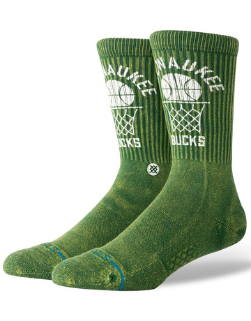 Stance Casual Vintage Milwaukee Bucks Crew Socken