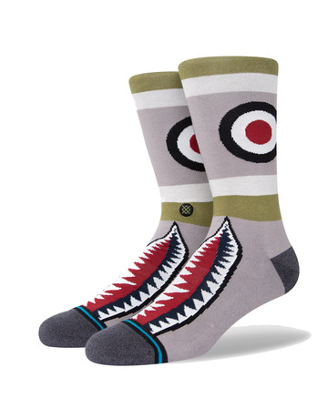 Stance Casual Warbird Crew Sock "Grey"
