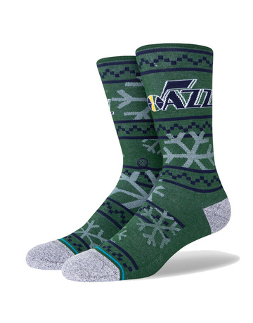 Storno NBA Utah Jazz Frosted 2 Crew Socken "Green Pine"