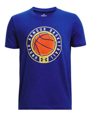 In den Einkaufswagen UA Boys\\' Basketball Logo Short Sleeve Tee "Royal Blue" UA Boys\\' Basketball Logo Short Sleeve Tee "Royal Blue"