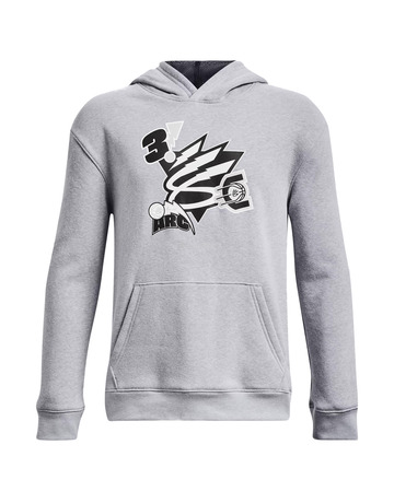 In den Einkaufswagen UA Jungs Curry Big Splash Hoodie "Mod Gray Light Heather-Black" UA Jungs Curry Big Splash Hoodie "Mod Gray Light Heather-Black"