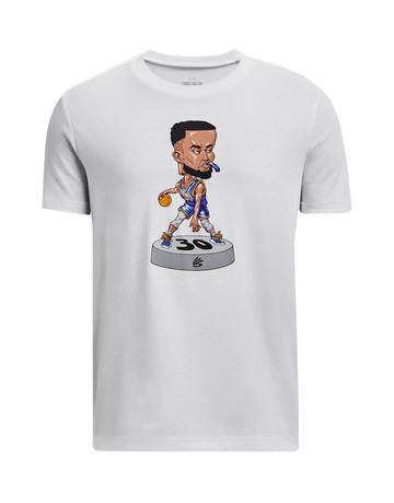 In den Einkaufswagen UA Jungs \'\' Curry Bobblehead Kurzarm Tee "Weiß" UA Jungs \'\' Curry Bobblehead Kurzarm Tee "Weiß"