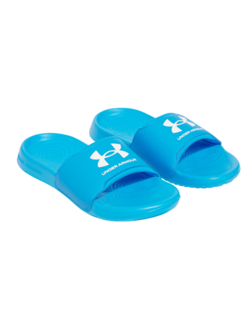 UA Boys' Ignite Select Slides "Electric Blue-White"