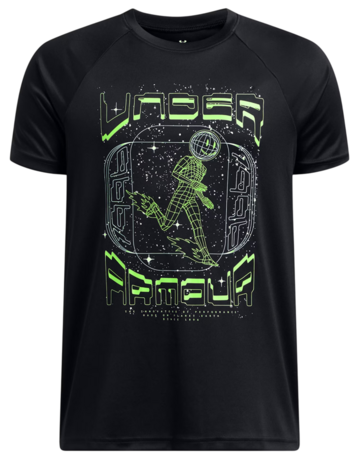 In den Einkaufswagen UA Boys' Tech™ Game Day Short Sleeve Tee "Black-Cyber Green" UA Boys' Tech™ Game Day Short Sleeve Tee "Black-Cyber Green"