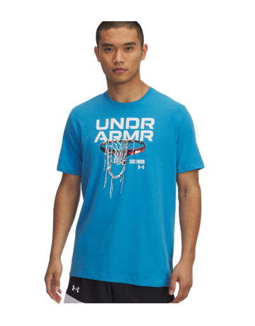 UA Hoops Net Short Sleeve T-Shirt "Blue"