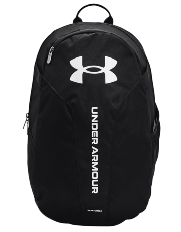 UA Hustle Lite Backpack "Black-Metallic Silver"