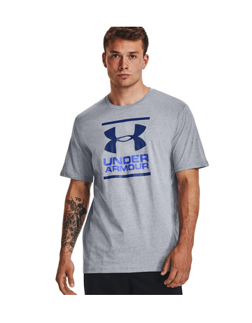 UA Herren GL Foundation Short Sleeve T-Shirt "Steel Light Heather"