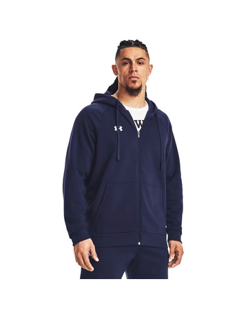 In den Einkaufswagen UA Rival Fleece FZ Hoodie "Midnight Navy" UA Rival Fleece FZ Hoodie "Midnight Navy"