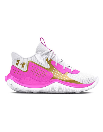 Unter Armour GS Jet \\'23 "White VividMagenta Gold"