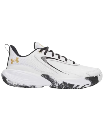 Under Armour GS Lockdown 8 Jr. "White-Black"