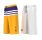 Adidas Short Niñ@ Summer Run Reversible Lakers (amarillo/pura/blanco)