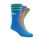 Adidas Originals Calcetines Classic Solid Crew 3PP (Asul/lima/rojo solar)