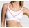 Stoßdämpfer Sujetador Deportivo Ultimate Gym Bra (blanco/rosa)