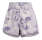 Adidas Pacer Essentials AOP Flower Tie-Dye Knit Shorts "Preloved Fig"